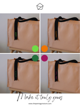 Load image into Gallery viewer, URBAN CLASSIC Canvas Tote Bag - Rose Gold