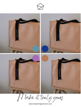 Load image into Gallery viewer, URBAN CLASSIC Canvas Tote Bag - Rose Gold