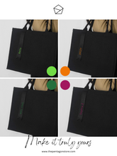 Load image into Gallery viewer, URBAN CLASSIC Canvas Tote Bag - Matte Black