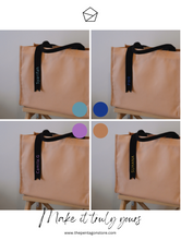 Load image into Gallery viewer, URBAN CLASSIC Canvas Tote Bag - Rose Gold
